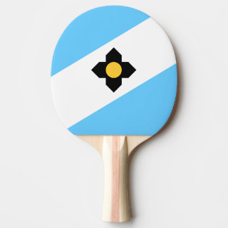 Flagga Madison, Wisconsin Ping-Pong-paddle Pingisracket