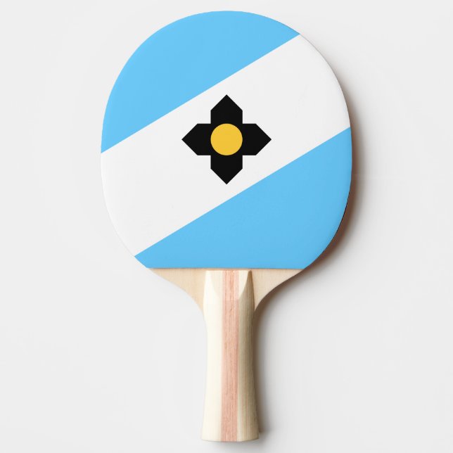 Flagga Madison, Wisconsin Ping-Pong-paddle Pingisracket (Framsidan)