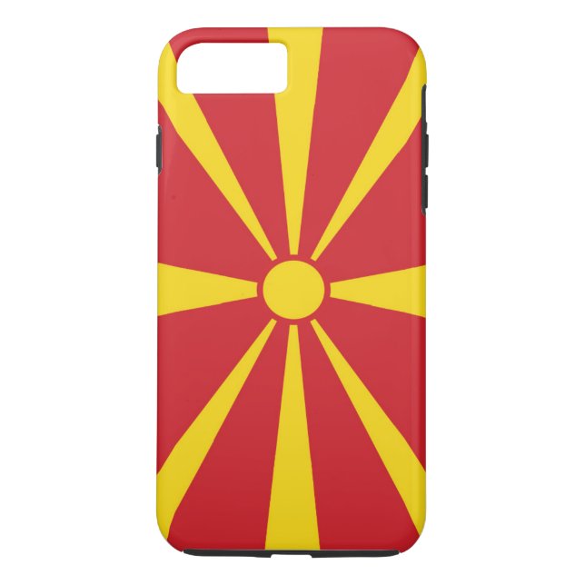 Flagga Makedonien Case-Mate iPhone Skal (Baksida)