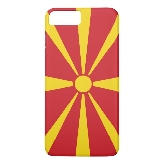 Flagga Makedonien Case-Mate iPhone Skal (Baksida)