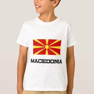 Flagga Makedonien T Shirt
