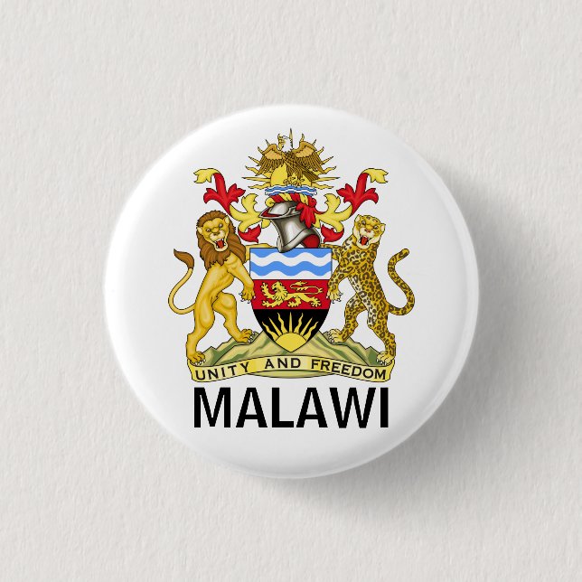 Flagga Malawi Knapp (Framsida)