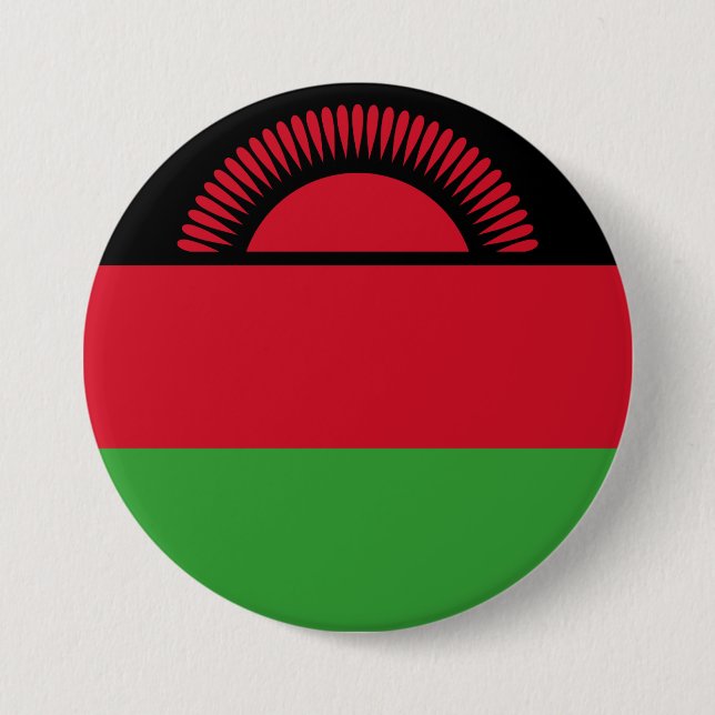 Flagga Malawi Knapp (Framsida)