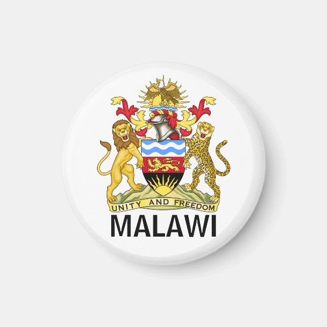 Flagga Malawi Magnet (Framsidan)