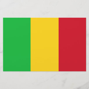 Flagga Mali Brevpapper