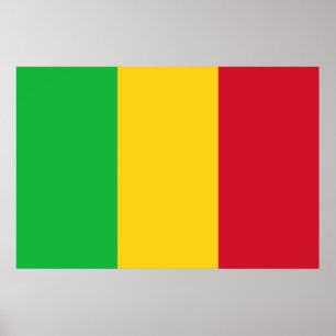 Flagga Mali Poster
