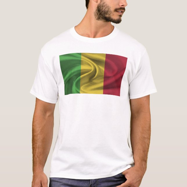 Flagga Mali T Shirt (Framsida)