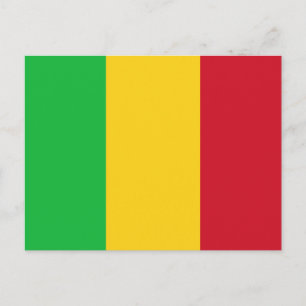 Flagga Mali Vykort
