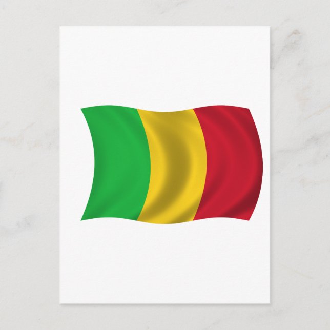Flagga Mali Vykort (Framsida)