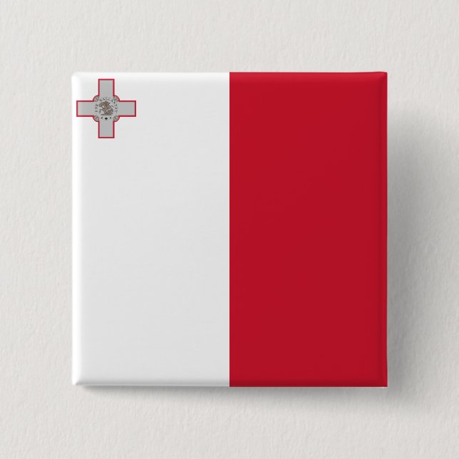 Flagga Malta Knapp (Framsida)