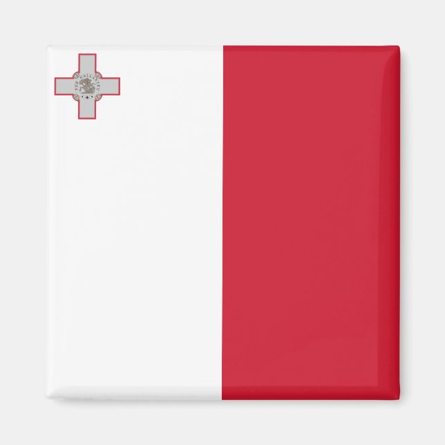 Flagga Malta Magnet (Framsidan)