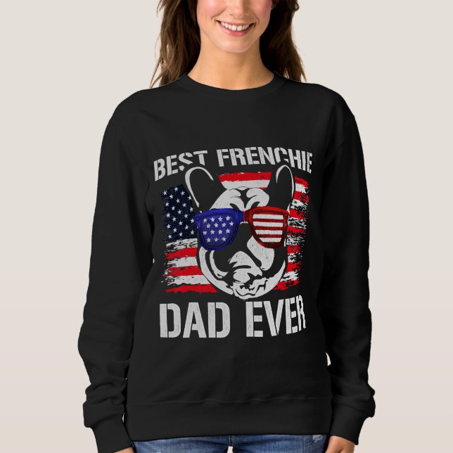 Flagga Manar Fransk Bulldog T Shirt (Framsida)