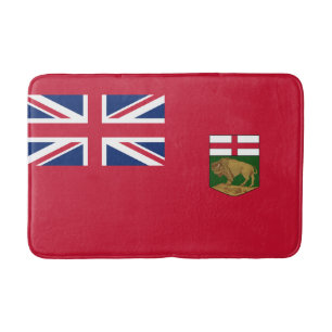 Flagga Manitoba Badrumsmatta
