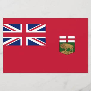 Flagga Manitoba Brevpapper