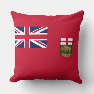 Flagga Manitoba Kudde