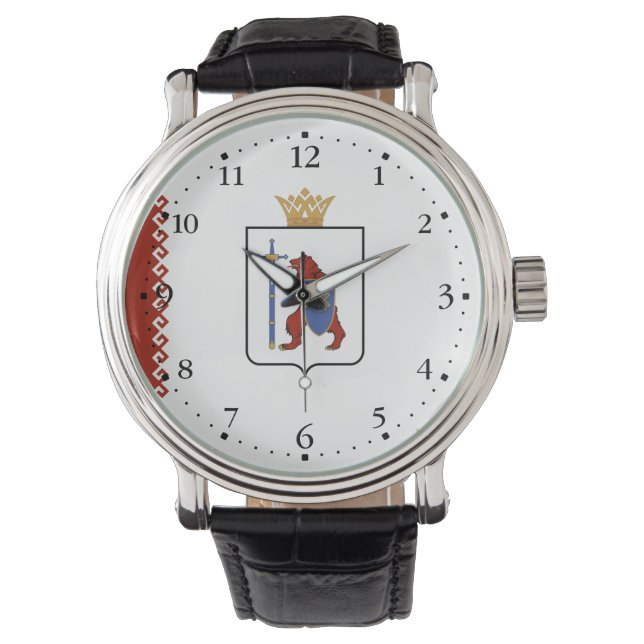 Flagga Mari El Armbandsur (Framsida)