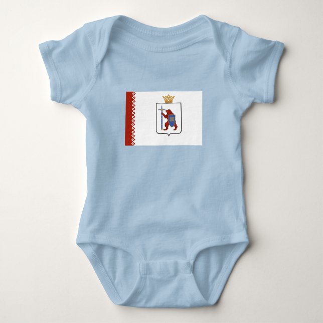 Flagga Mari El T Shirt (Framsida)