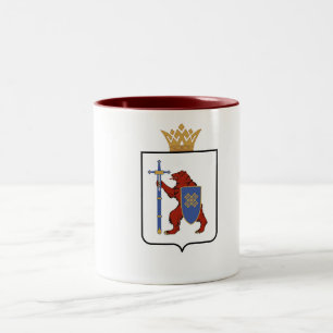 Flagga Mari El Två-Tonad Mugg