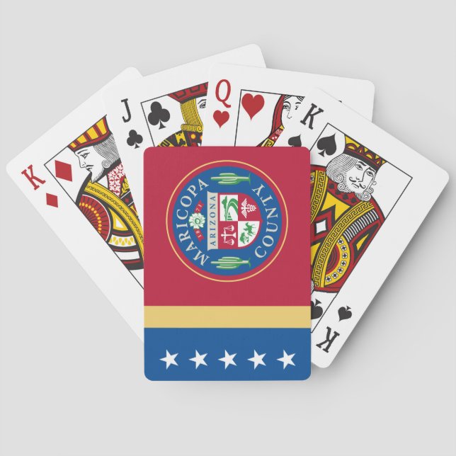 Flagga Maricopa County (Arizona) Casinokort (Baksidan)