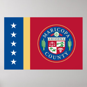 Flagga Maricopa County (Arizona) Poster