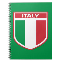 Flagga-/märkordsdesign för italien