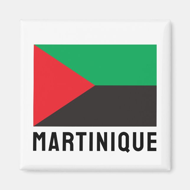 Flagga Martinique (2023) Magnet (Framsidan)