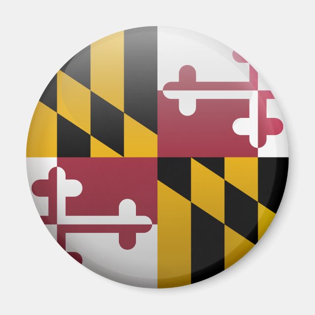 Flagga Maryland Magnet (Framsidan)