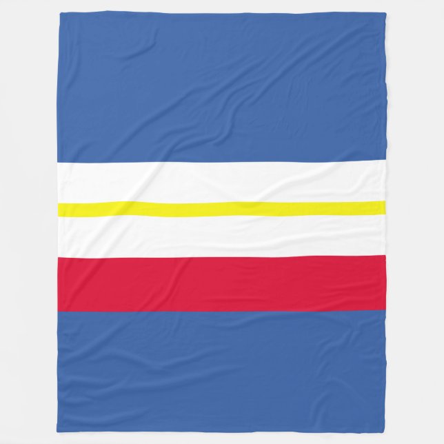 Flagga Mecklenburg Fleece Blanket (Framsidan)