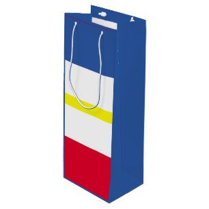 Flagga Mecklenburg-Westerna Pommania Vin Gift Ba