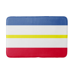 Flagga Mecklenburg-Westerna Pommern Bathroom Mat Badrumsmatta