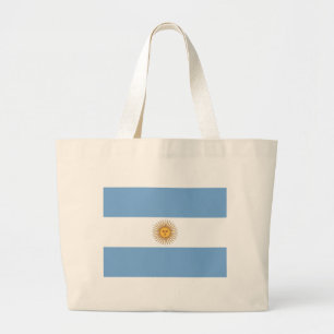 Flagga med Argentina Jumbo Tygkasse