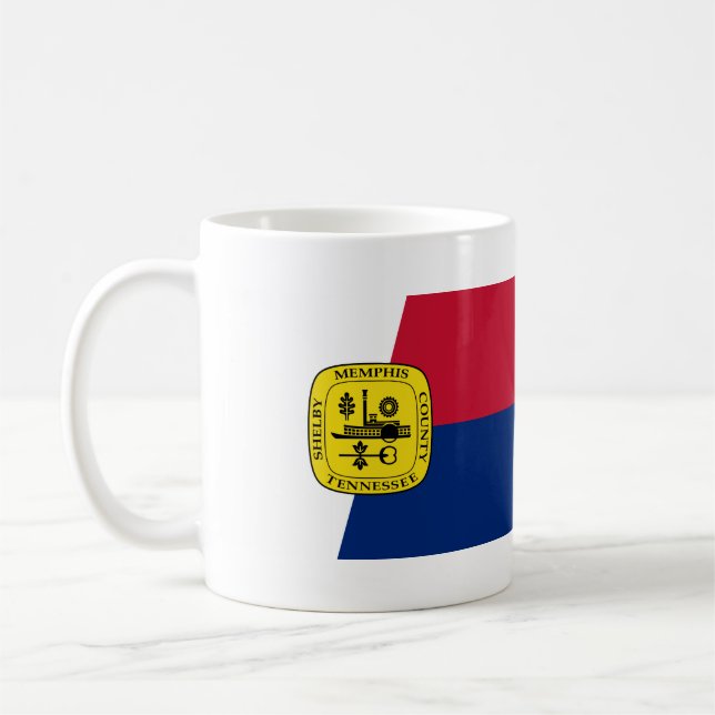 Flagga Memphis, Tennessee Coffee Mugg (Vänster)