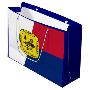 Flagga Memphis, Tennessee Large Gift Bag