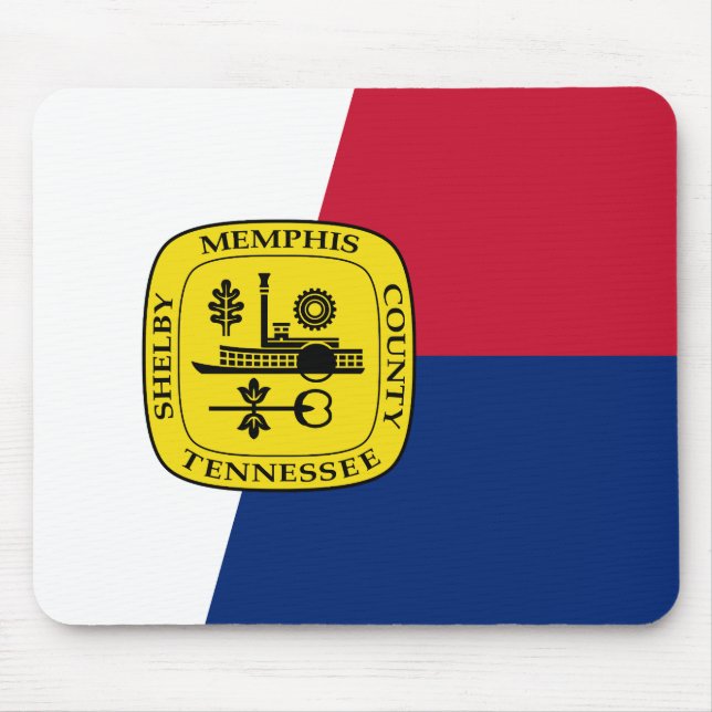 Flagga Memphis, Tennessee Mouse Pad Musmatta (Framsidan)