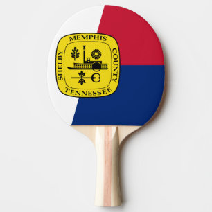 Flagga Memphis, Tennessee Ping Pong Paddle Pingisracket