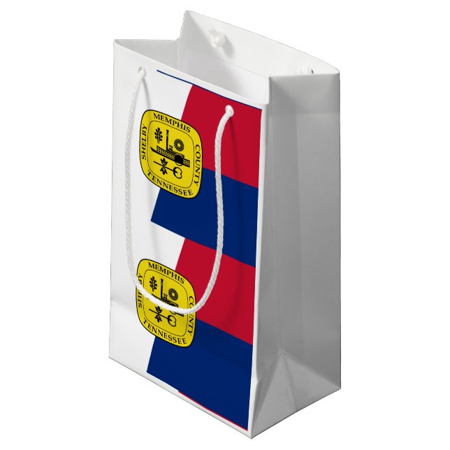 Flagga Memphis, Tennessee Small Gift Bag (Framsidan Vinklad)
