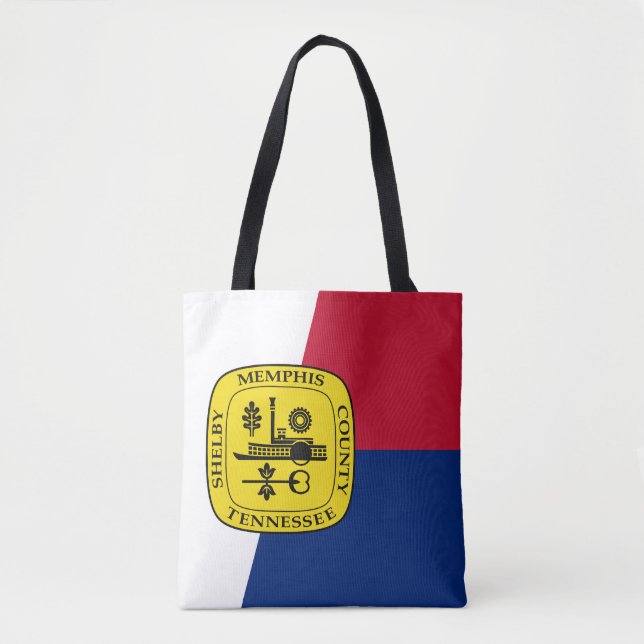 Flagga Memphis, Tennessee Tote Bag Tygkasse (Framsida)