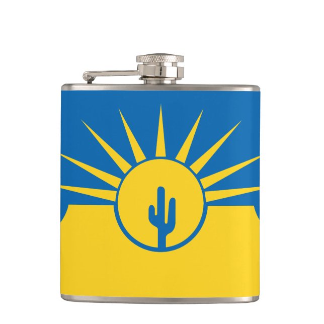 Flagga Mesa, Arizona Flask Fickplunta (Framsidan)