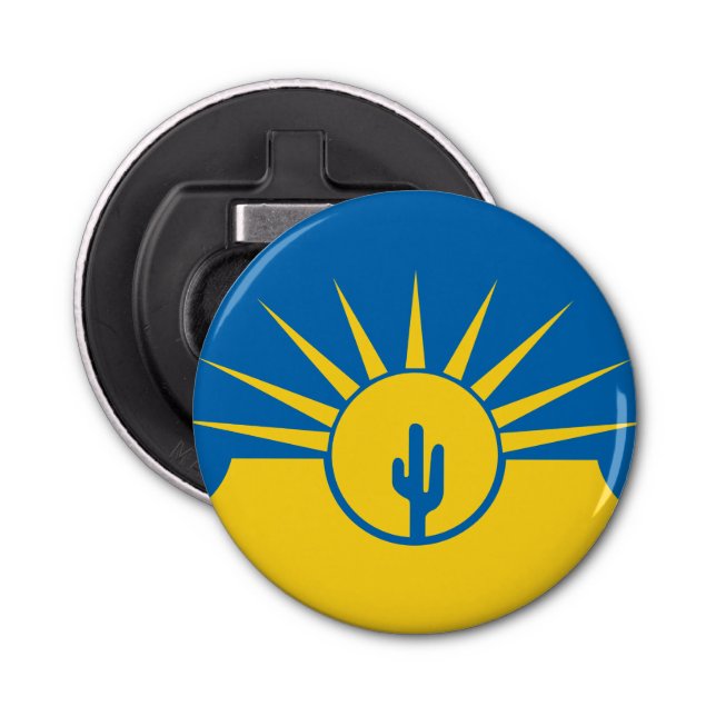 Flagga Mesa, Arizona Flaska Open er Flasköppnare (Framsidan)