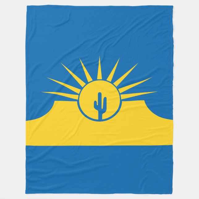 Flagga Mesa, Arizona Fleece Blanket (Framsidan)