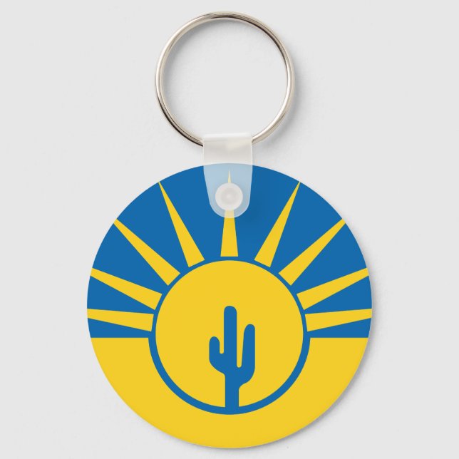 Flagga Mesa, Arizona Keychain Nyckelring (Framsida)