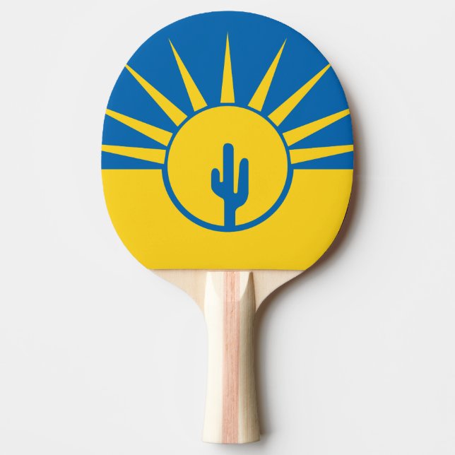 Flagga Mesa, Arizona Ping-Pong Paddle Pingisracket (Framsidan)
