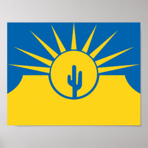 Flagga Mesa, Arizona Poster