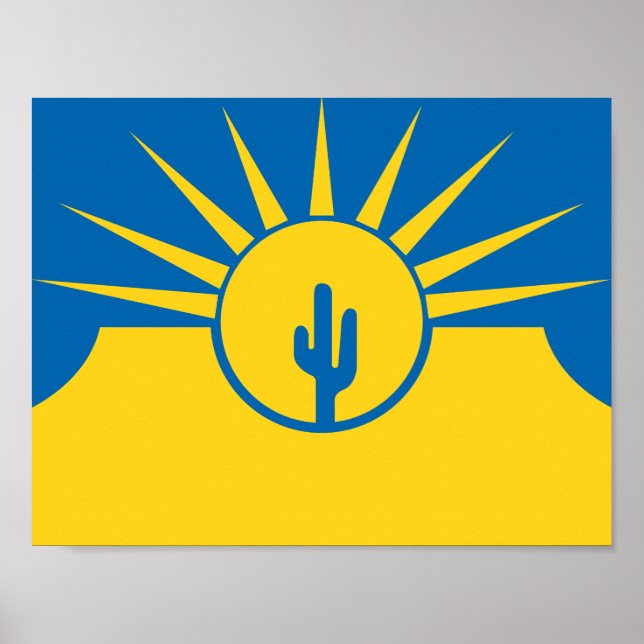 Flagga Mesa, Arizona Poster (Framsidan)