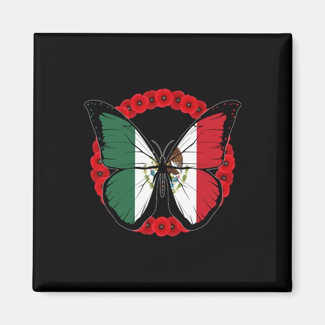 Flagga Mexiko Independence day Mexikanska Manar Wo Magnet (Framsidan)
