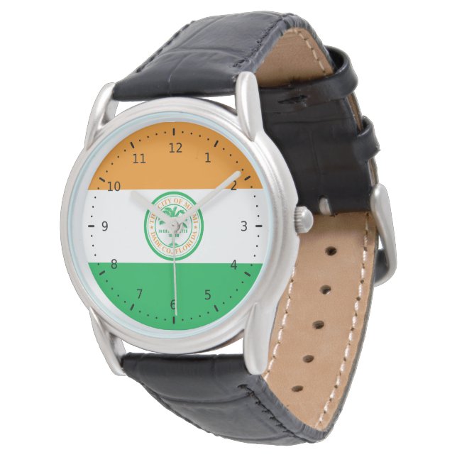 Flagga Miami, Florida Armbandsur (Vinklad)