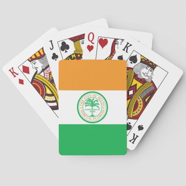Flagga Miami (Florida) Casinokort (Baksidan)