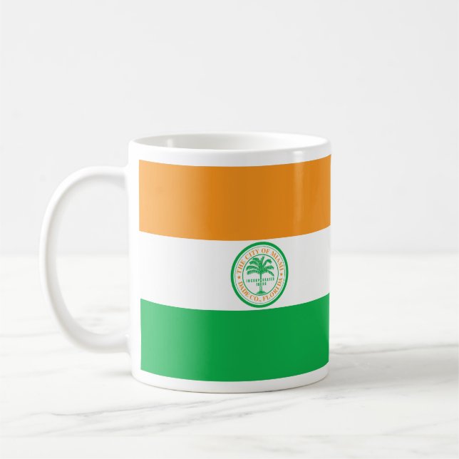 Flagga Miami, Florida Coffee Mugg (Vänster)