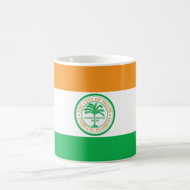 Flagga Miami (Florida) Kaffemugg (Center)