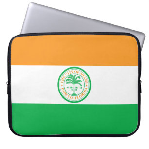 Flagga Miami (Florida) Laptop Fodral